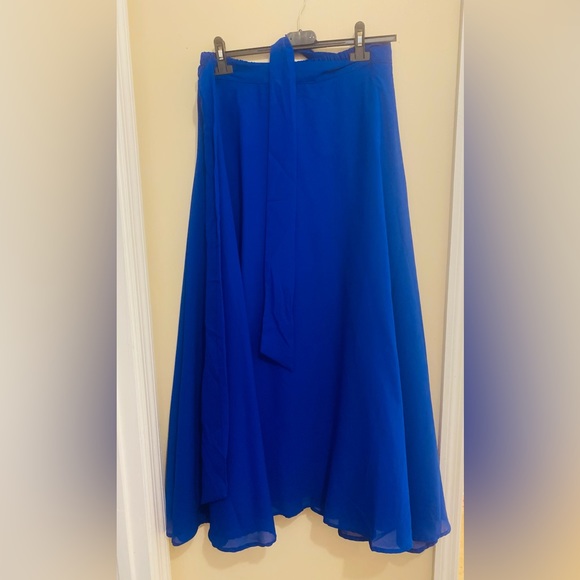 Skirts Royal Blue Skirt Long Poshmark